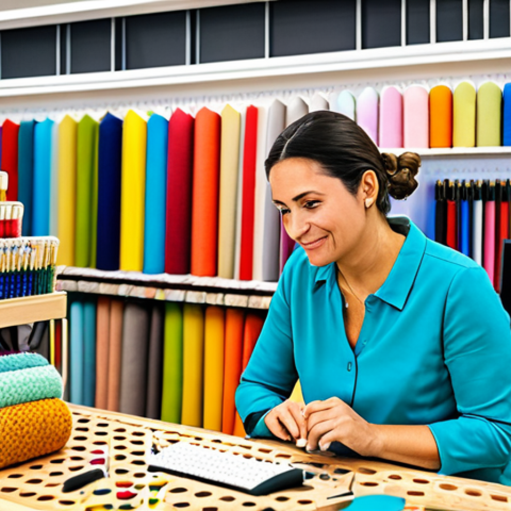 업무 자동화를 위한 디지털 솔루션 소개 - CRM Implementation in a Craft Store**
"A bright and organized local artesanato shop interior, featu...