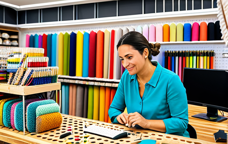 업무 자동화를 위한 디지털 솔루션 소개 - CRM Implementation in a Craft Store**
"A bright and organized local artesanato shop interior, featu...