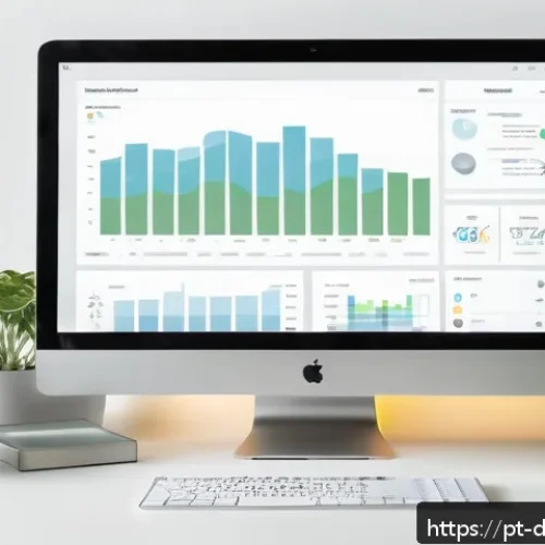 Home 33 생산성 도구의 사용자 경험 개선 방안 - A sleek, modern digital workspace interface displayed on a high-resolution computer screen, emphasiz...