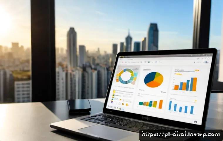 업무 최적화를 위한 AI 기반 도구 추천 - Photorealistic modern office in São Paulo, Brazil, a focused Brazilian professional using a sleek la...
